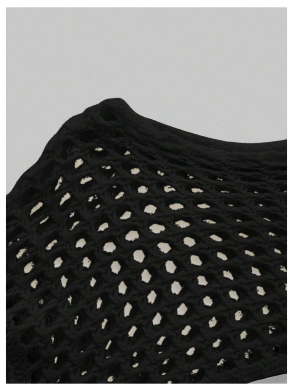 Women's Crochet Hollow Out Y2k Long Sleeve Cropped Knit Sweater Top