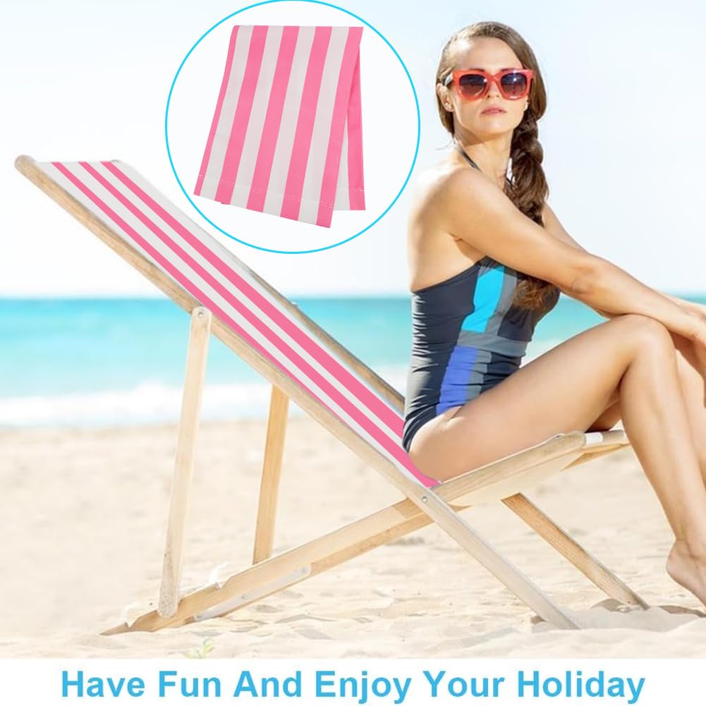 Cute 1pcs Beach Sling Chair Replacement Lawn Chair Webbing Chair Oxford Cloth 435 * 1165mm Outdoor Patio Foldable Chaise Lounge Chair Fabric