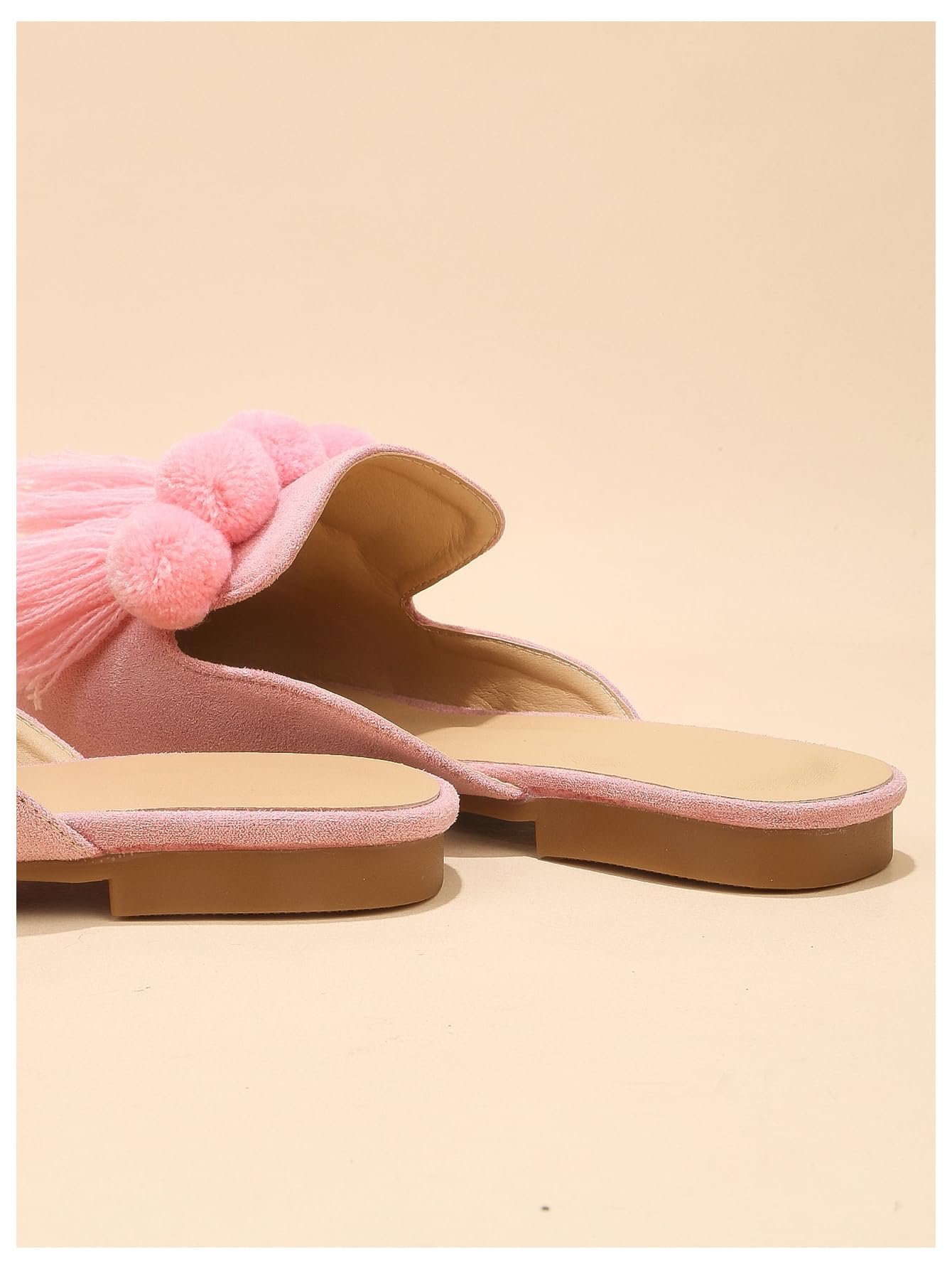 Women's Dress Shoes Slip On Flats Comfortable Pointed Toe Mules Dressy Casual Loafers Shoes