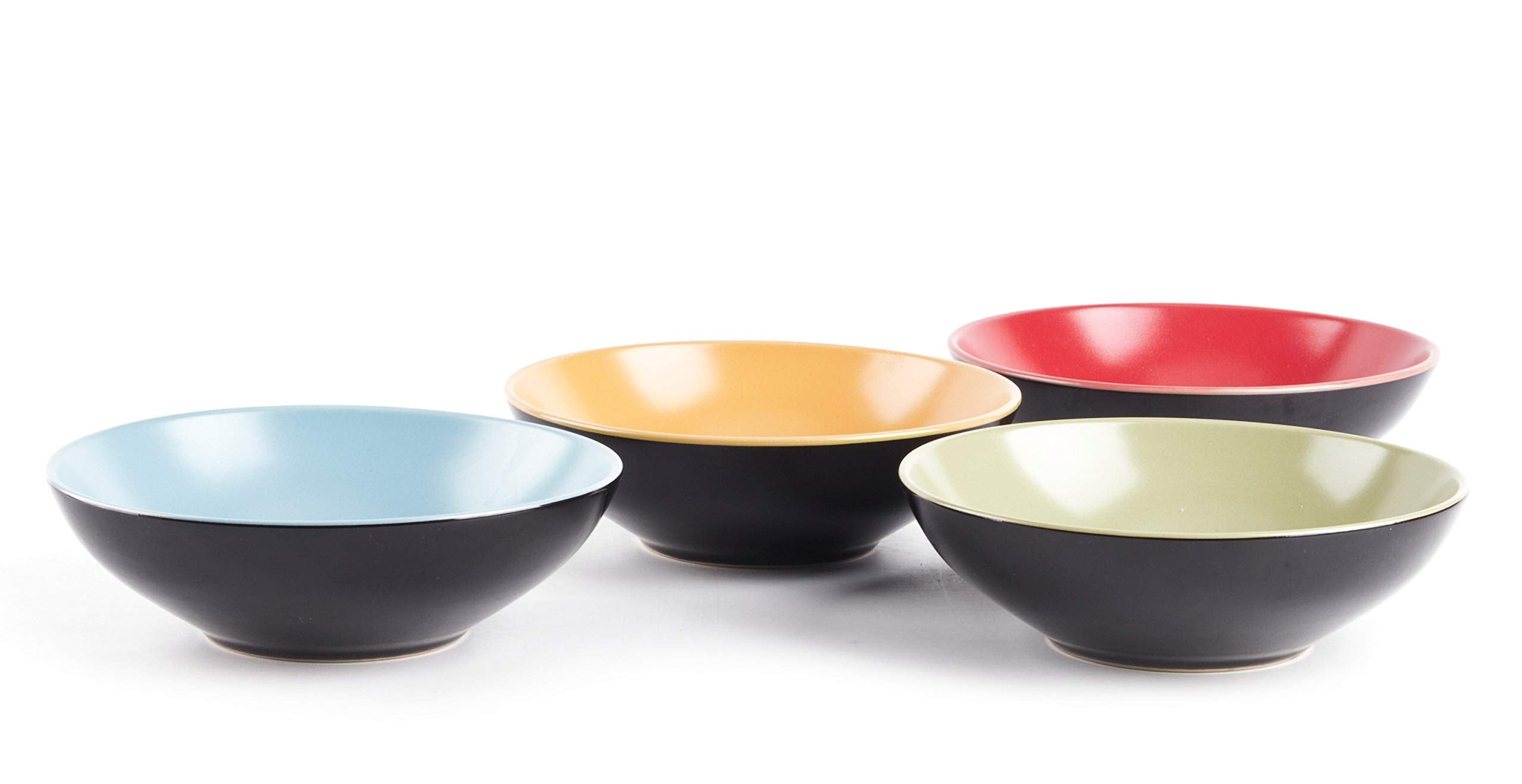 Stoneware Two-Tone Colors Life 12pc Dinner Set