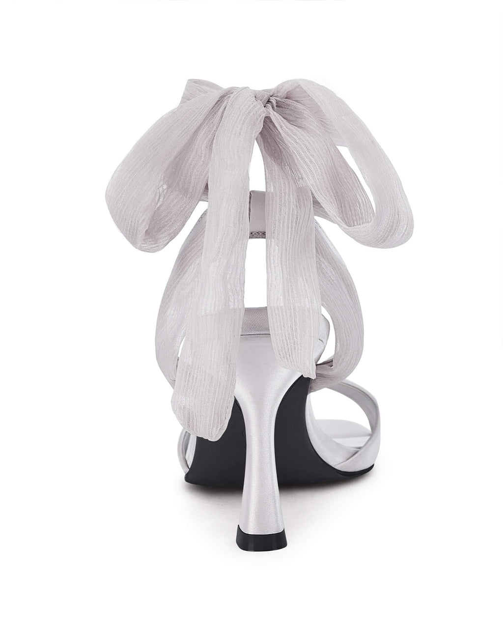 Womens Strappy Kitten Heels Sandals Lace Up Square Open Toe High Heels Satin Summer Dress Shoes