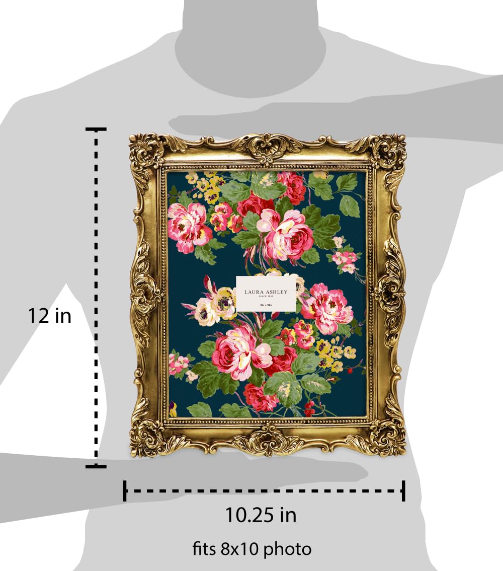 Resin Picture Frame â€?Handcrafted Floral Design with Easel for Tabletop and Wall Display