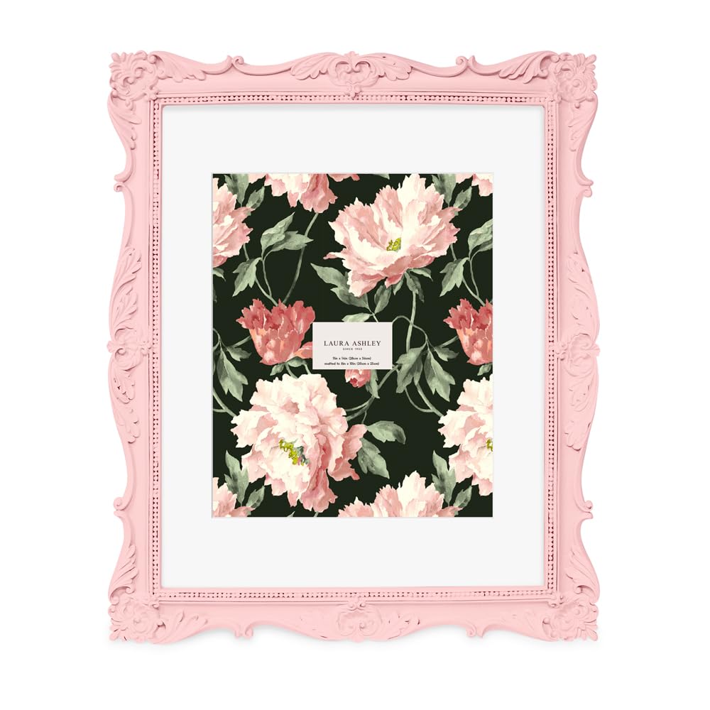 Resin Picture Frame â€?Handcrafted Floral Design with Easel for Tabletop and Wall Display