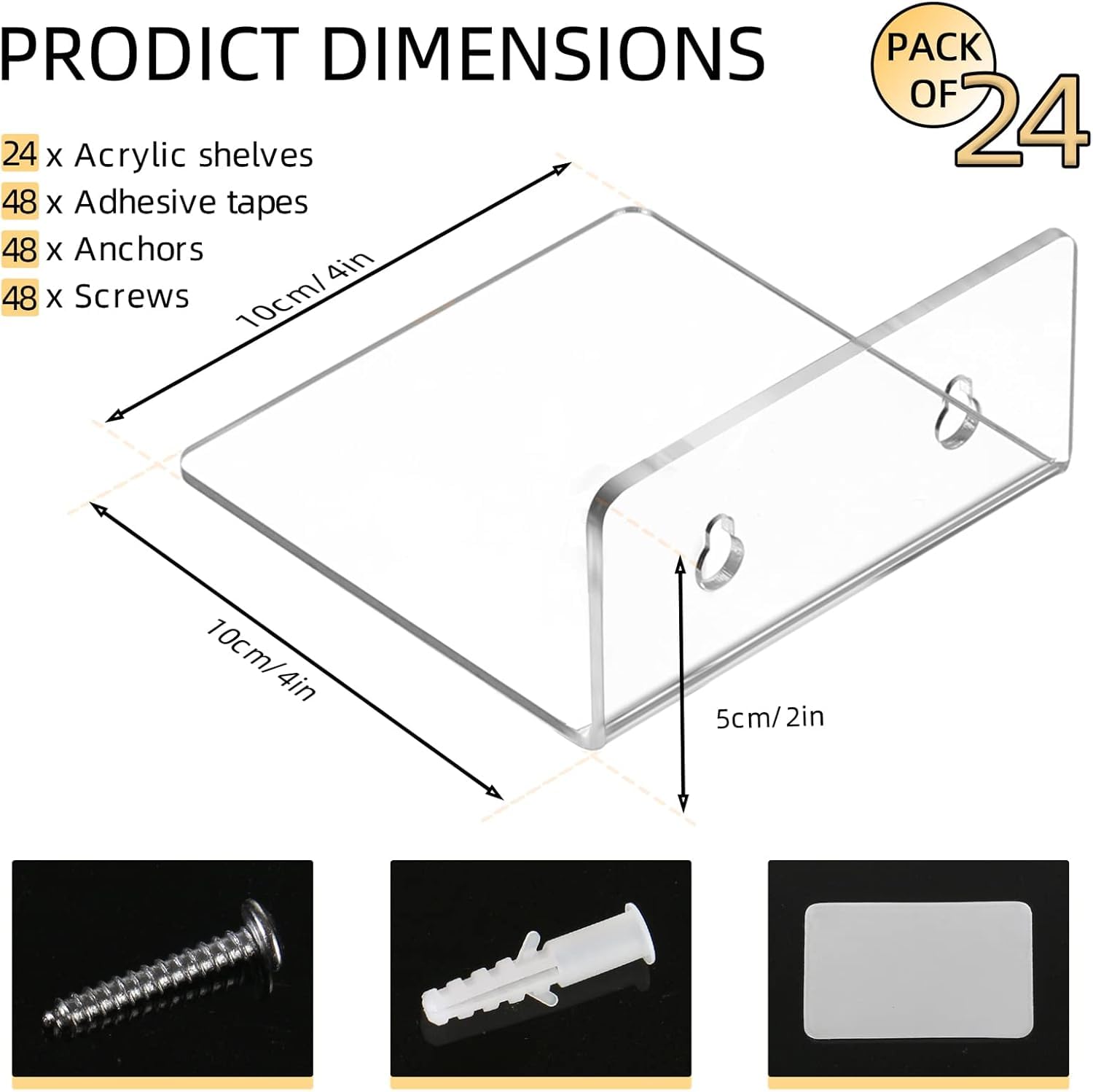Floating Shelf, Acrylic Display Shelves
