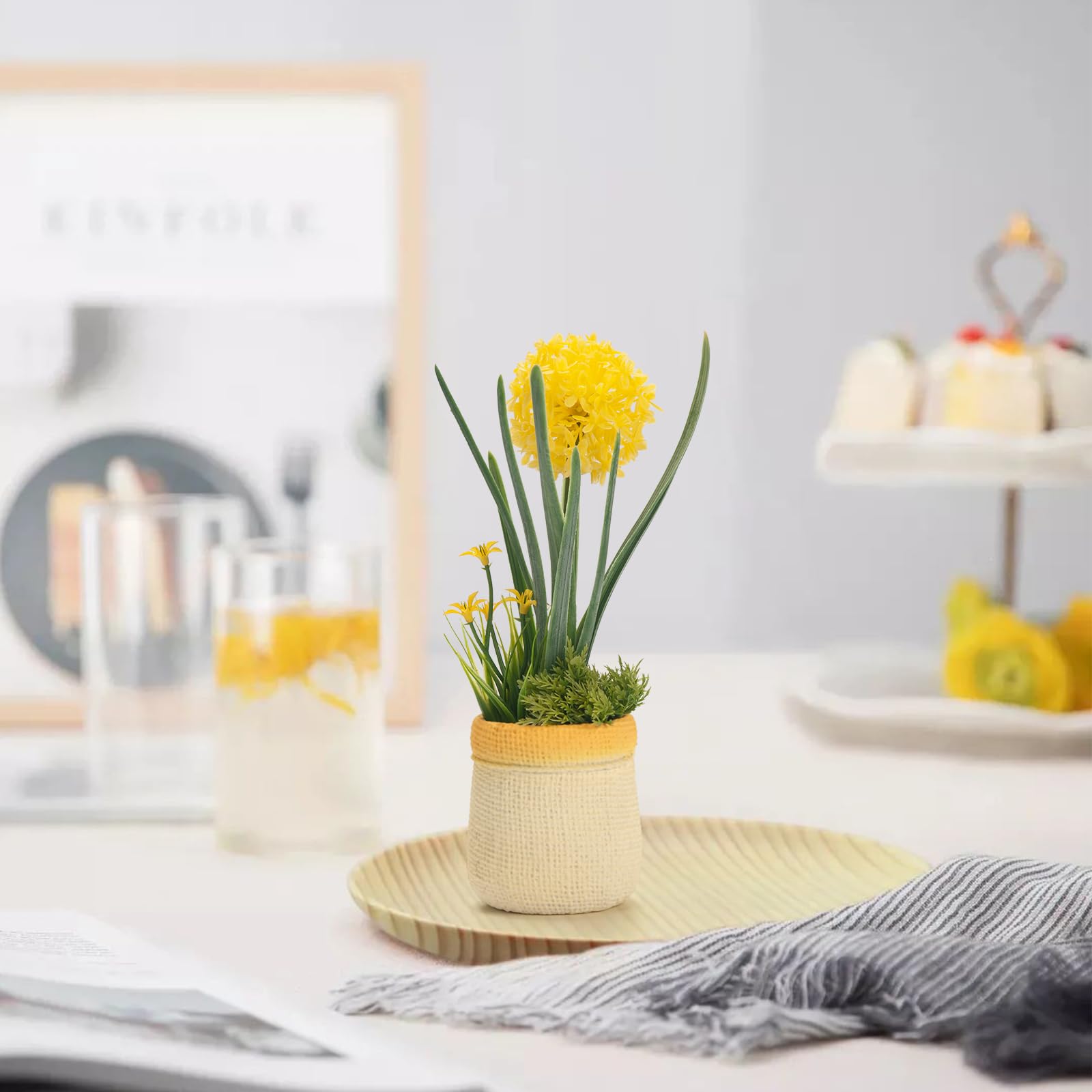 Fake Flowers in Vase