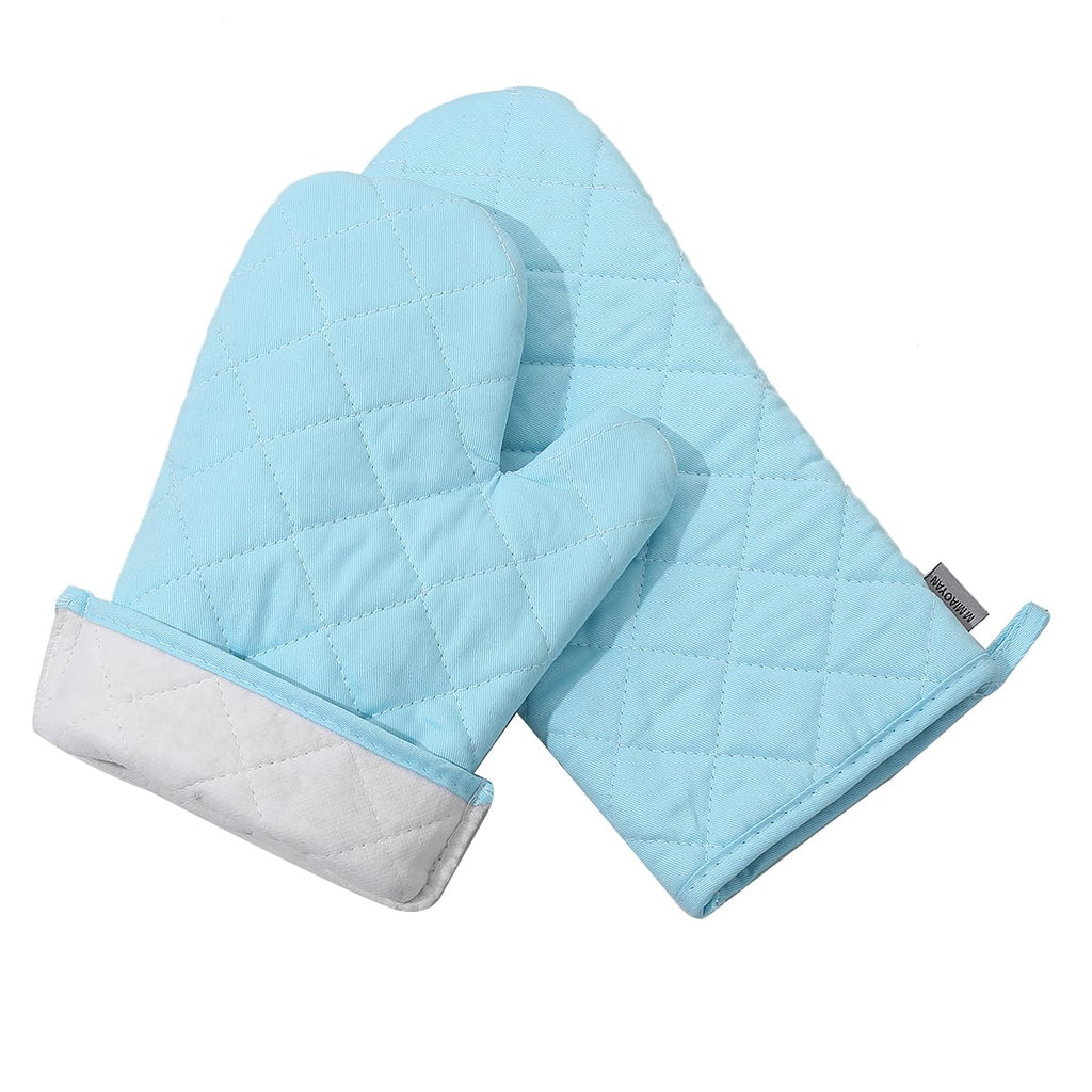 Oven Mitts and Pot Holders 4 pcs Set,High Heat Resistant 500 Degree Extra Thicken