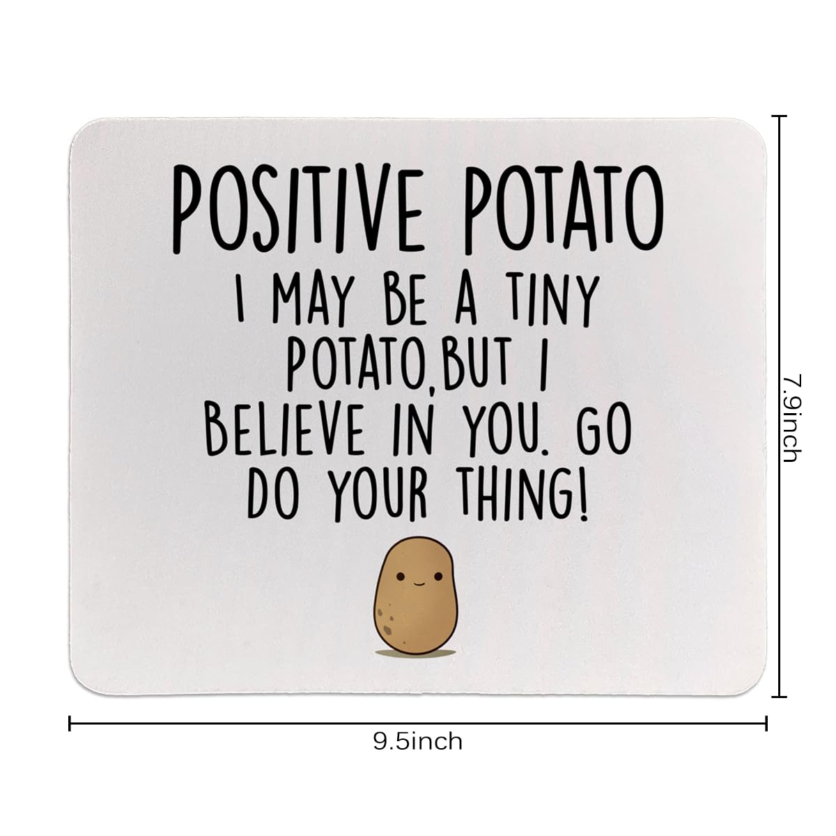 Non-Slip Rubber Smooth Aesthetic MousePads for Computer & Laptop, 9.5x7.9 inches