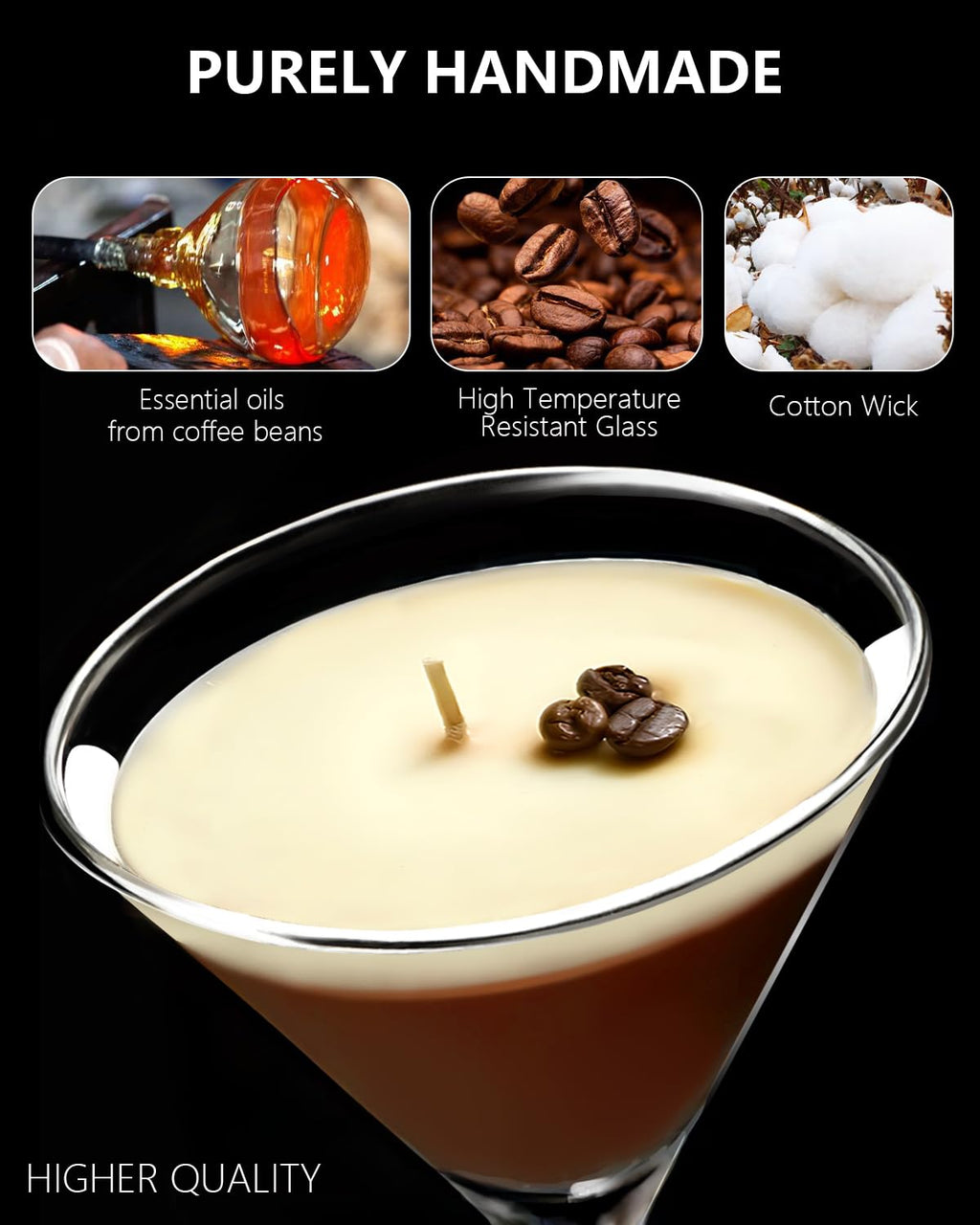 Martini Coffee Scented Candles