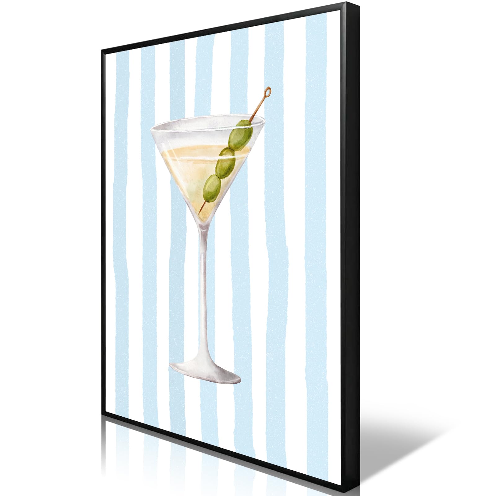 Vintage Watercolor Cocktail Posters Funky Minimalist Aesthetic Prints