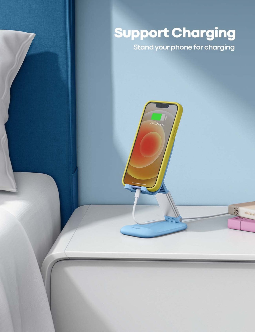 Phone Stand â€?Desktop Cell Phone Holder for Office Desk (4-8")