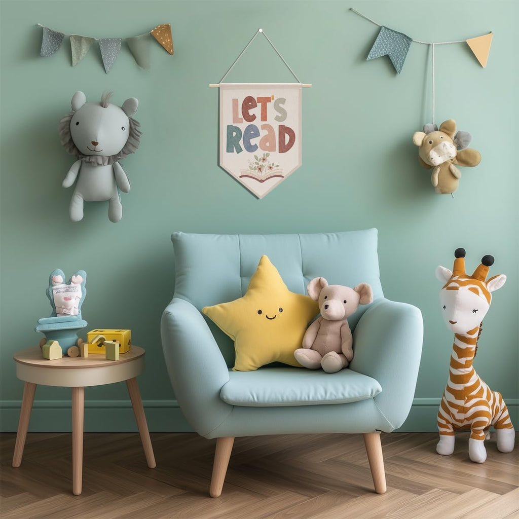 Preppy Positive Affirmations Wall Hanging Pennant Flag â€?Aesthetic Decor for Classroom, Bedroom, or Home