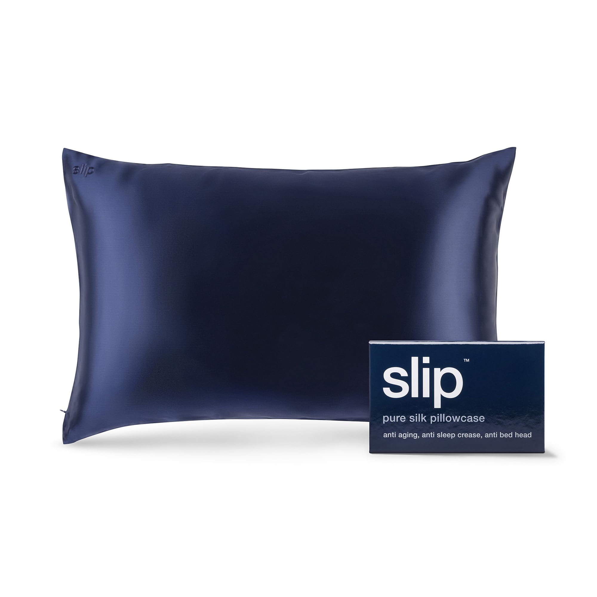 Pure Silk Pillow Case with Scalloped Edge - 100% Pure 22 Momme Mulberry Silk - Queen Size Standard Pillow Case - Anti-Aging, Anti-BedHead, Anti-Sleep Crease, Sunshade (20" x 30")