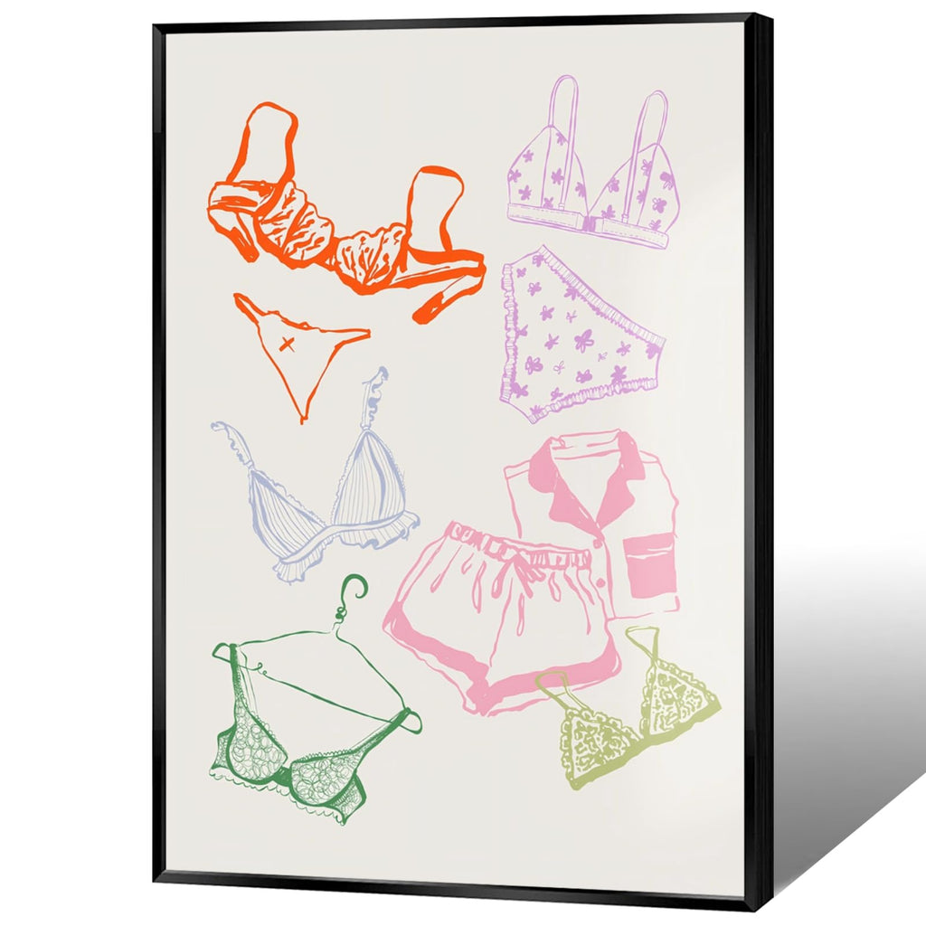 Ocean Inspired Aesthetic Print Coquette Wall Art Fun and Cute Decor