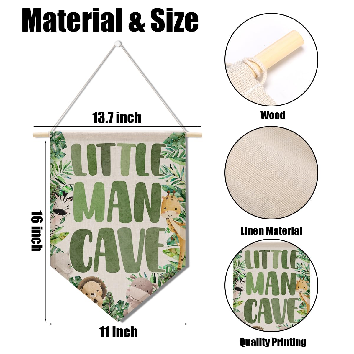 Preppy Positive Affirmations Wall Hanging Pennant Flag â€?Aesthetic Decor for Classroom, Bedroom, or Home