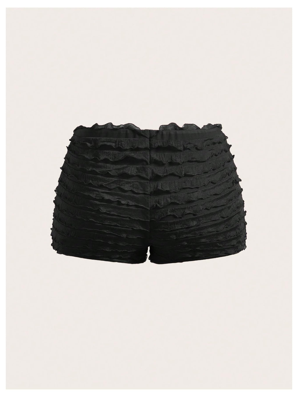 Women's Ruffle Shorts Cute Bloomers Low Rise Sexy Y2k Booty Shorts Mini Shorts
