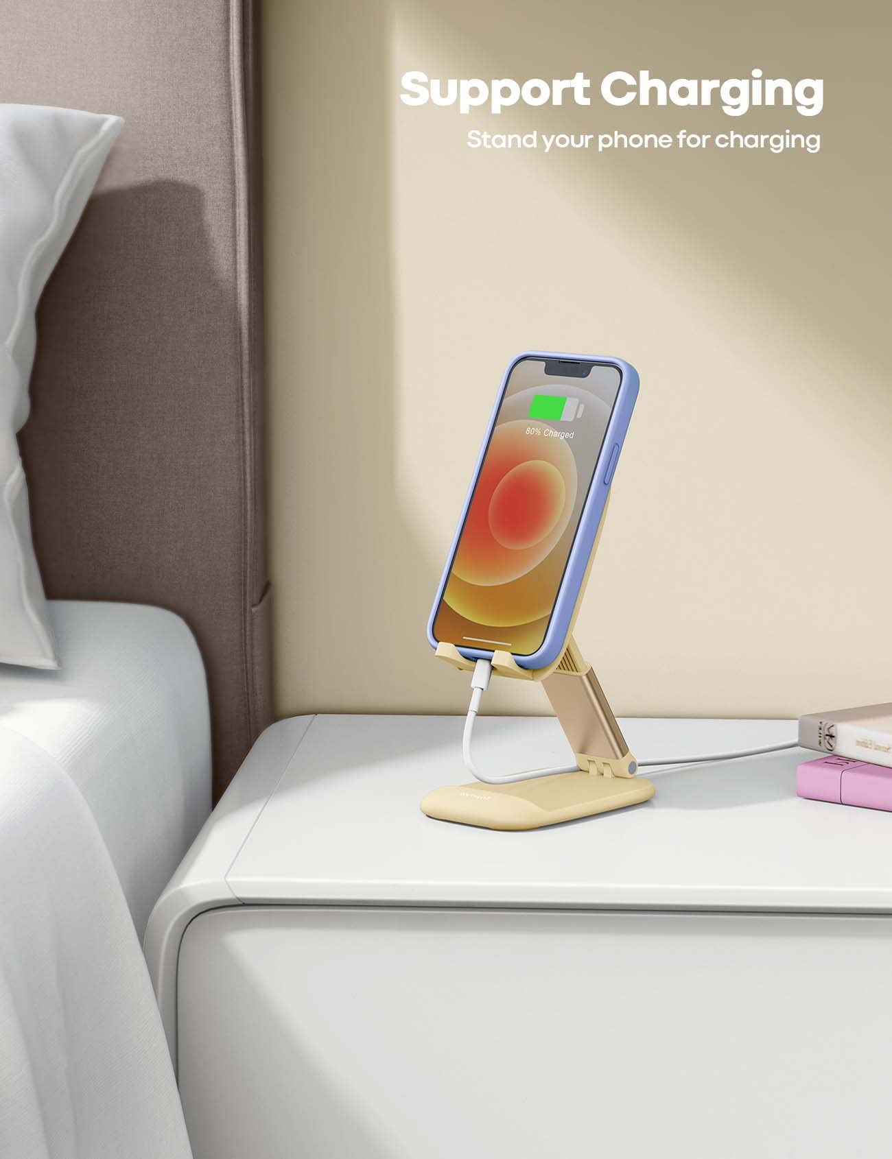 Phone Stand â€?Desktop Cell Phone Holder for Office Desk (4-8")