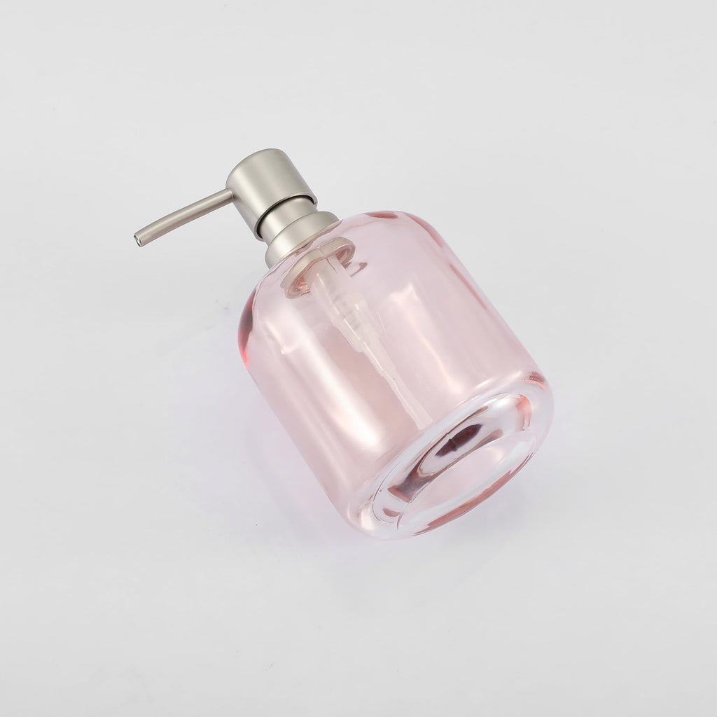 Glass Soap Pump Dispenser, Refillable Soap Dispenser