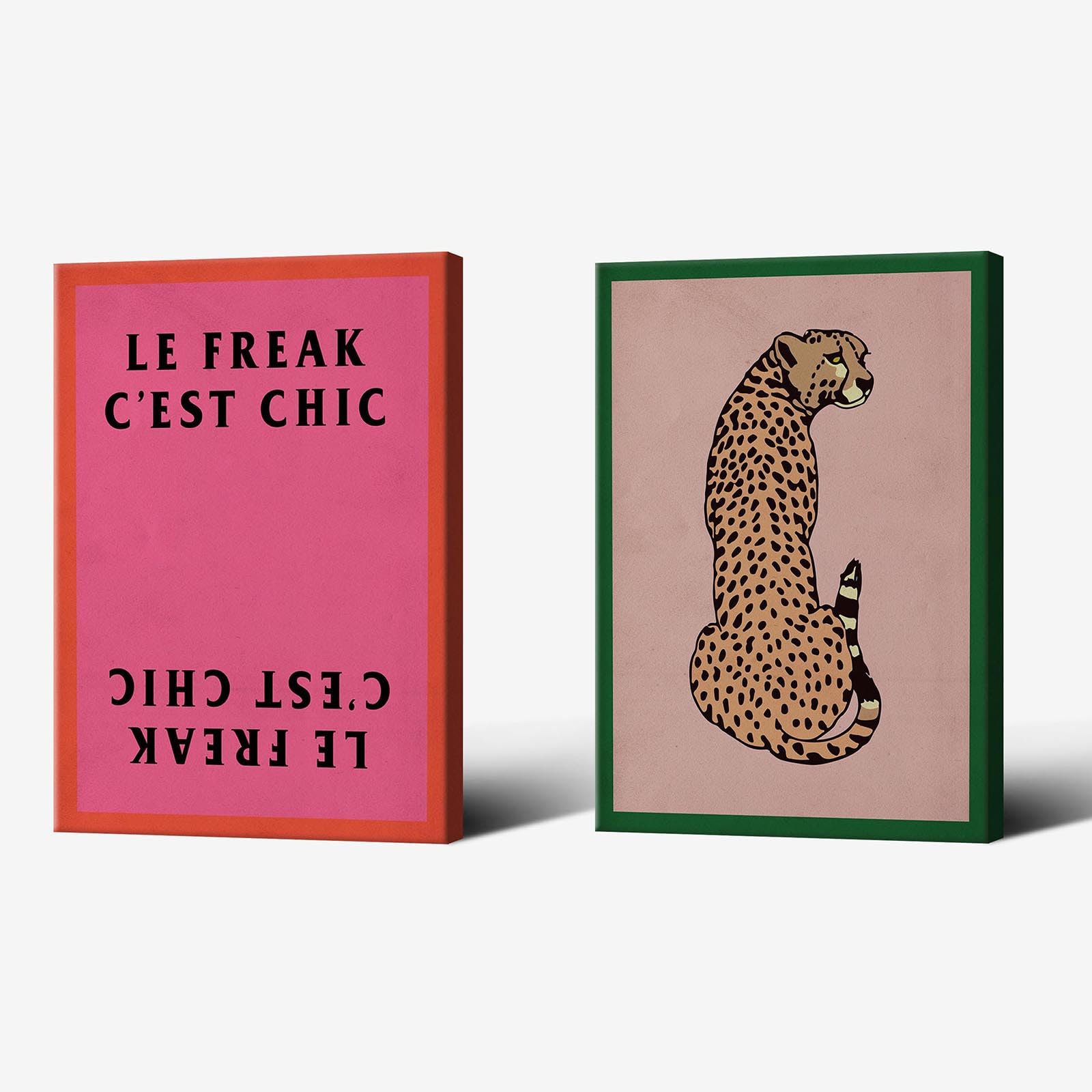 Colorful Aura Retro Canvas Wall Art Cute Pastel Wall Decor