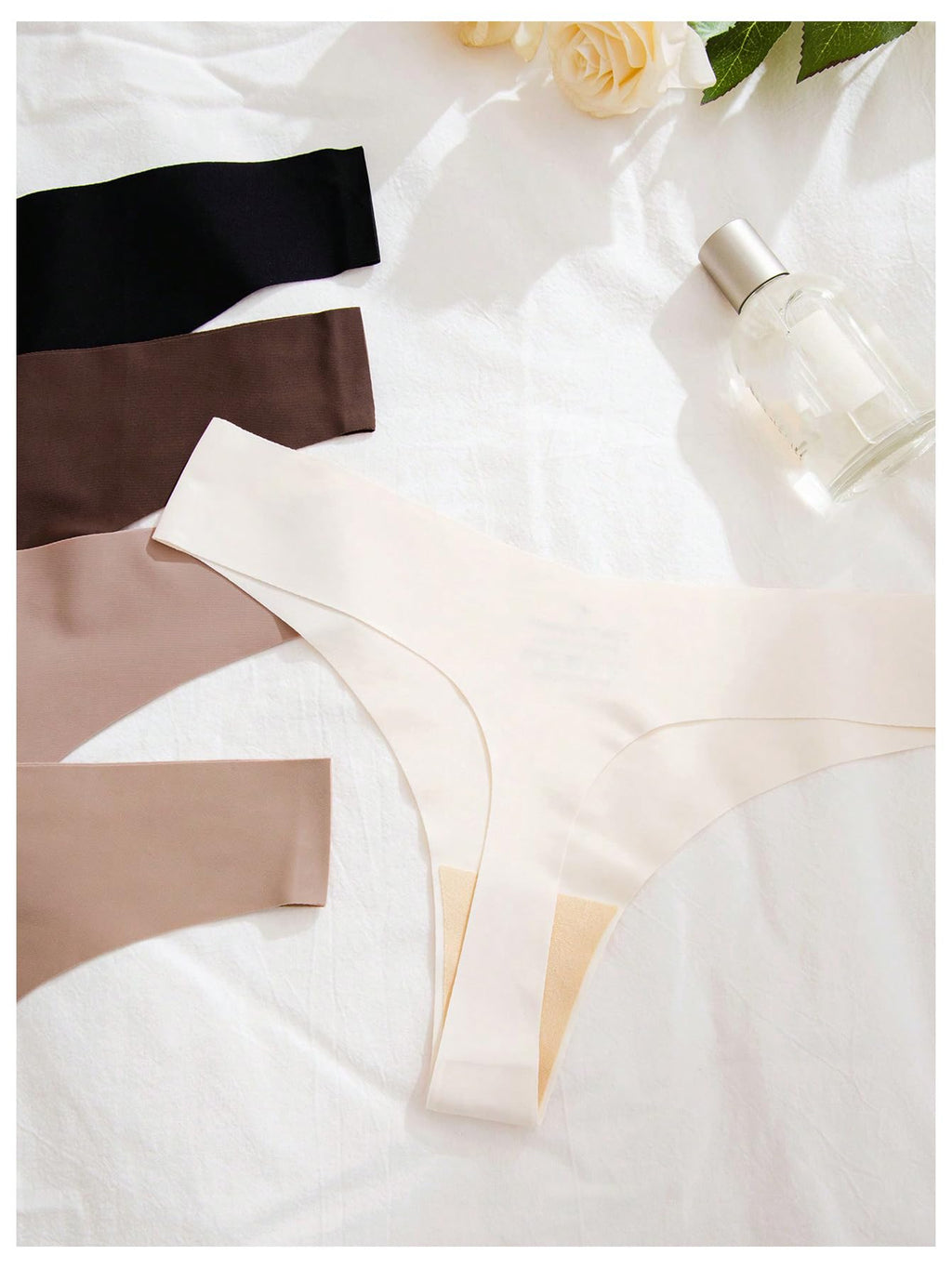 Women's 5 Pack Leopard Print Thongs Low Rise Panties Underwear Sets