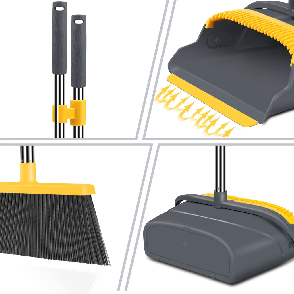Indoor&Outdoor Broom and Dustpan Set