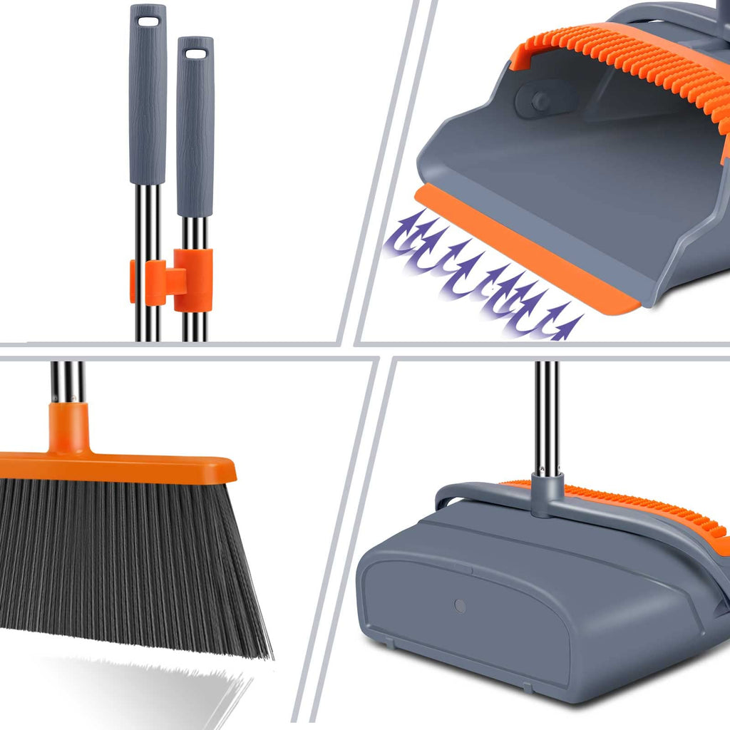 Indoor&Outdoor Broom and Dustpan Set