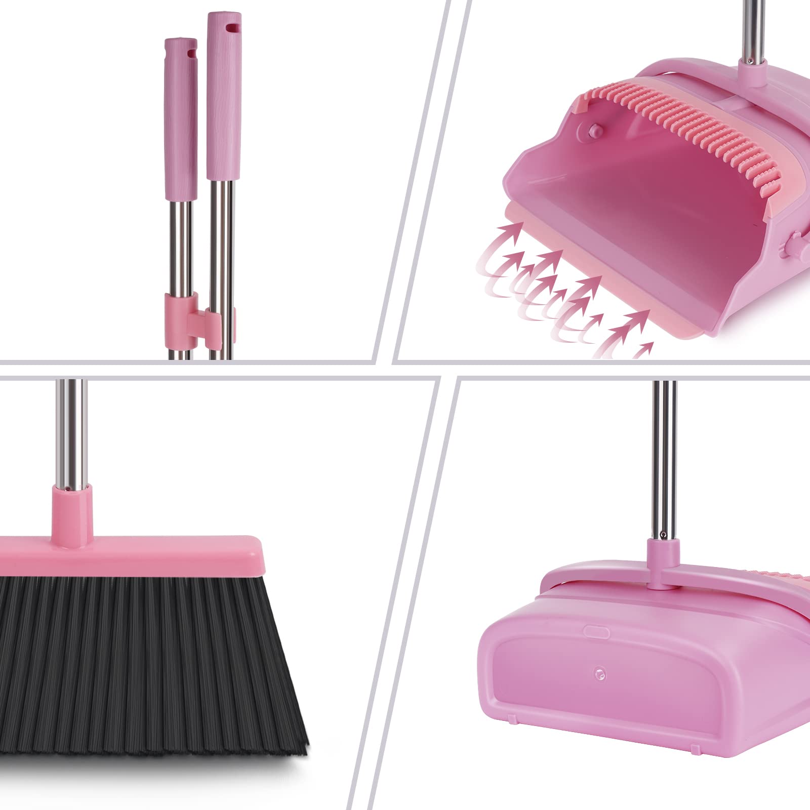 Indoor&Outdoor Broom and Dustpan Set