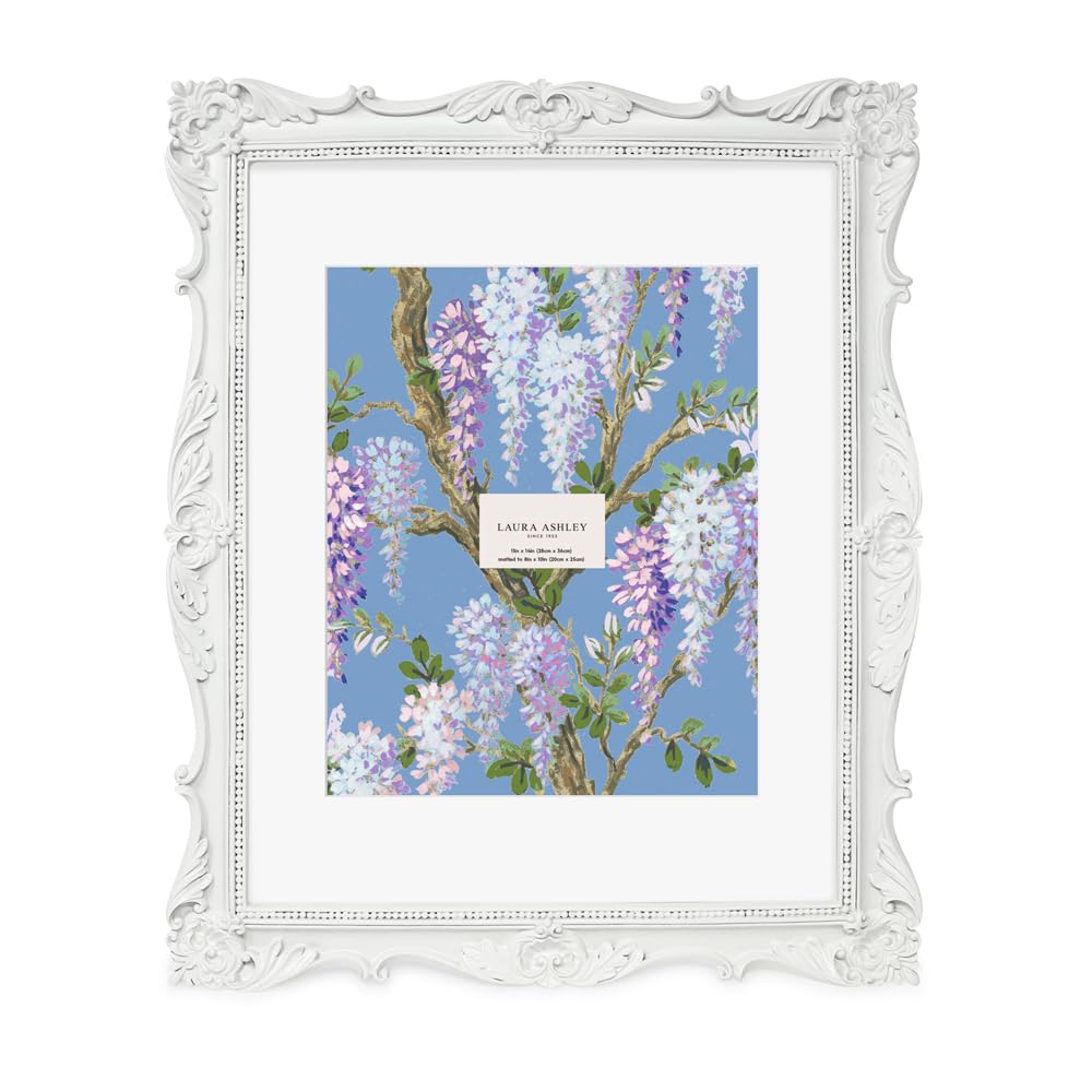 Resin Picture Frame â€?Handcrafted Floral Design with Easel for Tabletop and Wall Display