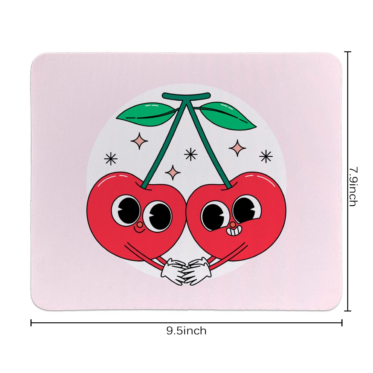 Coquette Bow Mouse Pad, Trendy Mouse Pad, Preppy Cute Mouse Pad for Desk Home Office & Gaming, 9.5x7.9 inches