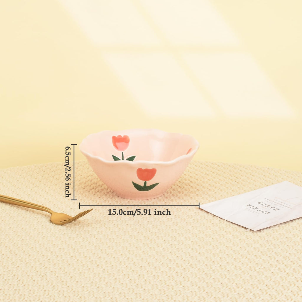 Ceramic Floral Cute Bowl