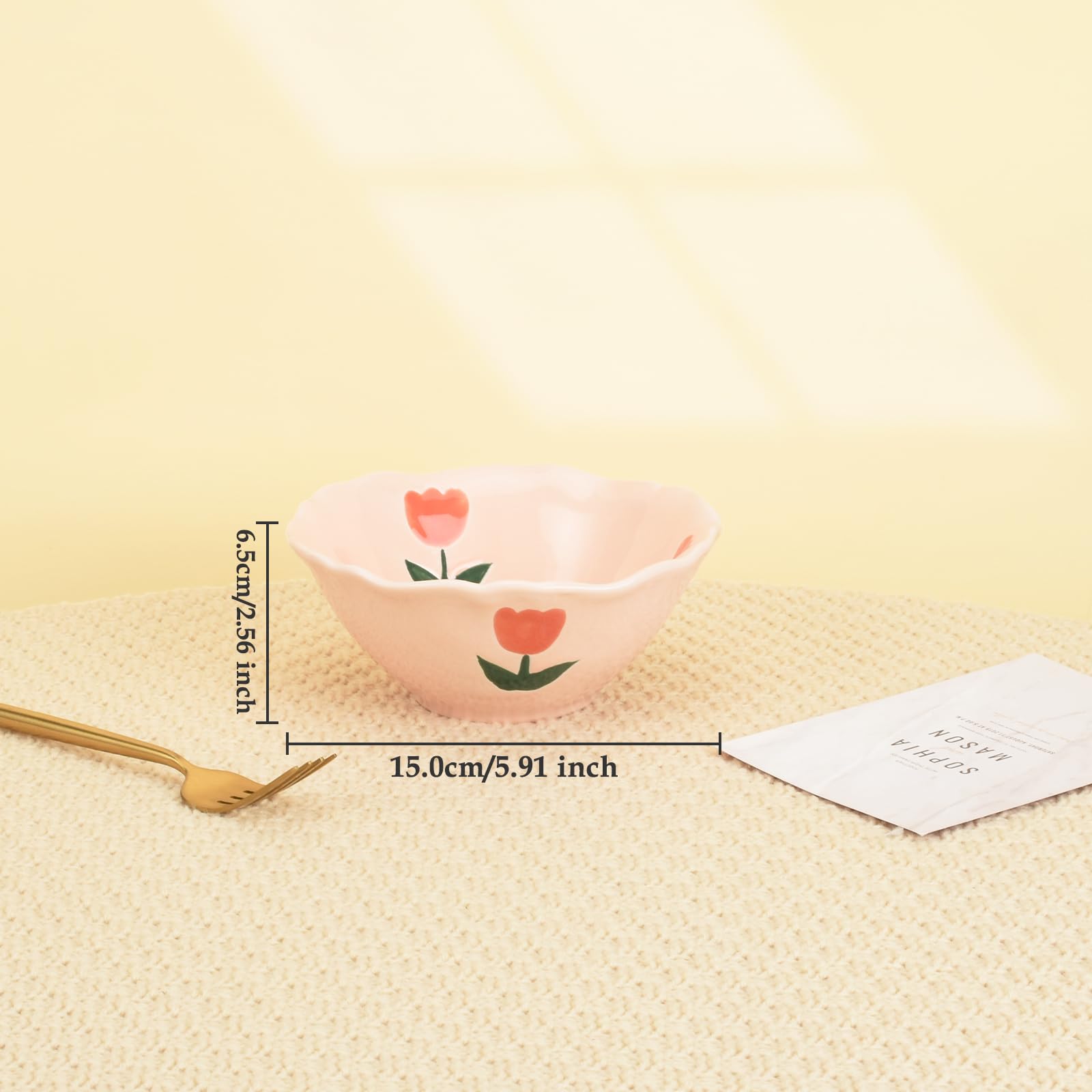 Ceramic Floral Cute Bowl