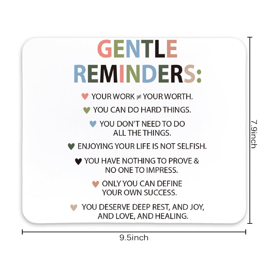 Non-Slip Rubber Smooth Aesthetic MousePads for Computer & Laptop, 9.5x7.9 inches