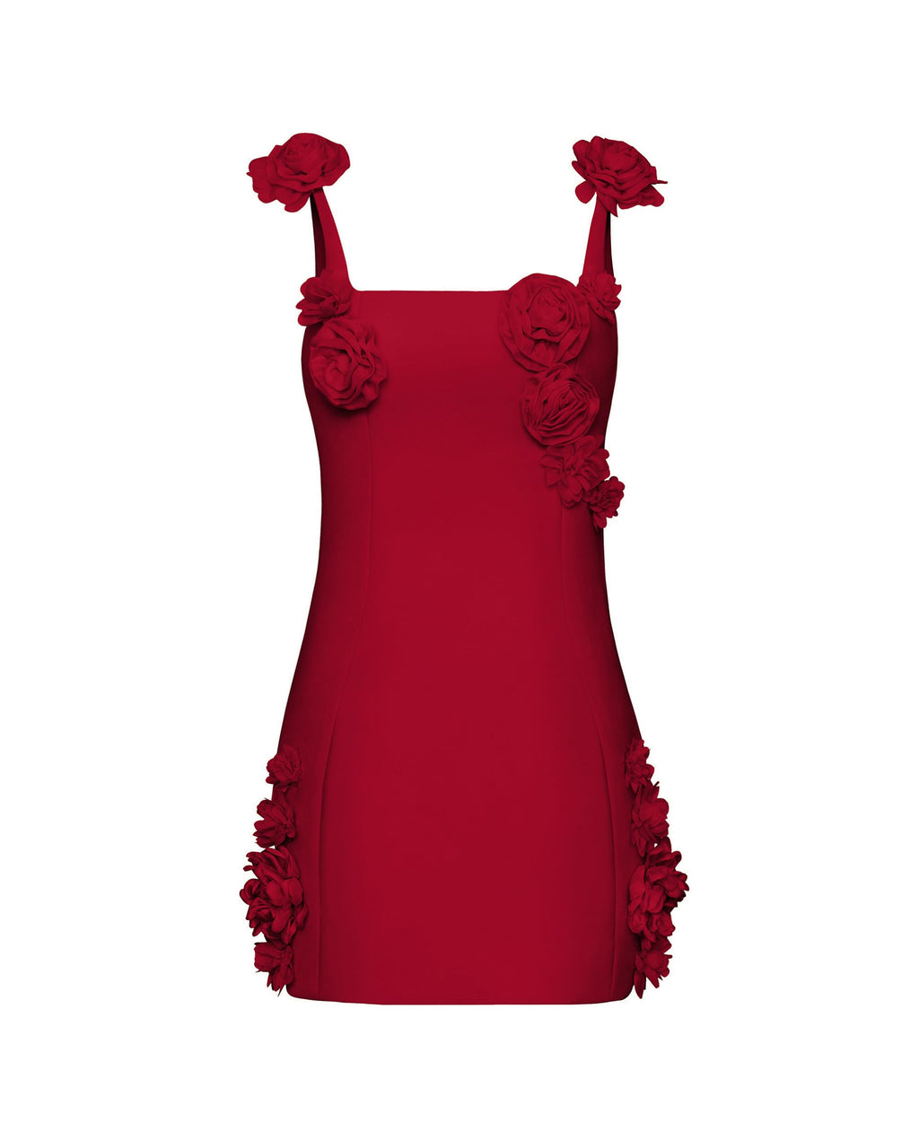 Women's Rosette Applique Mini Dress