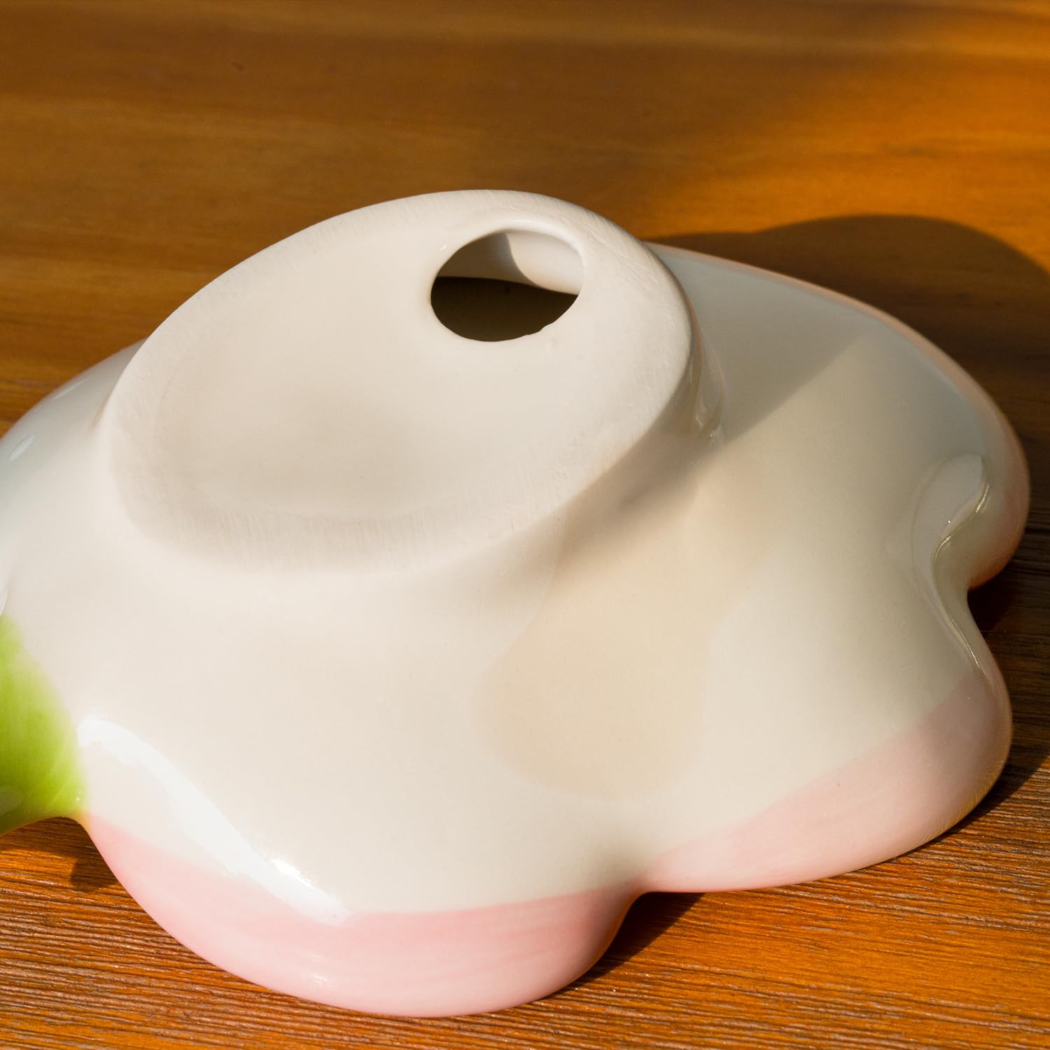 Ceramic Flower Soap Dish Holder for Bathroom