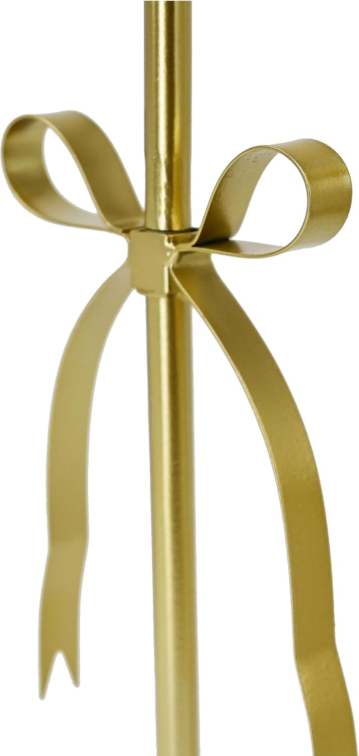 Bow Taper Candle Holders, Set of 2 Candle Stick Holders Set, Modern Decorative Centerpiece