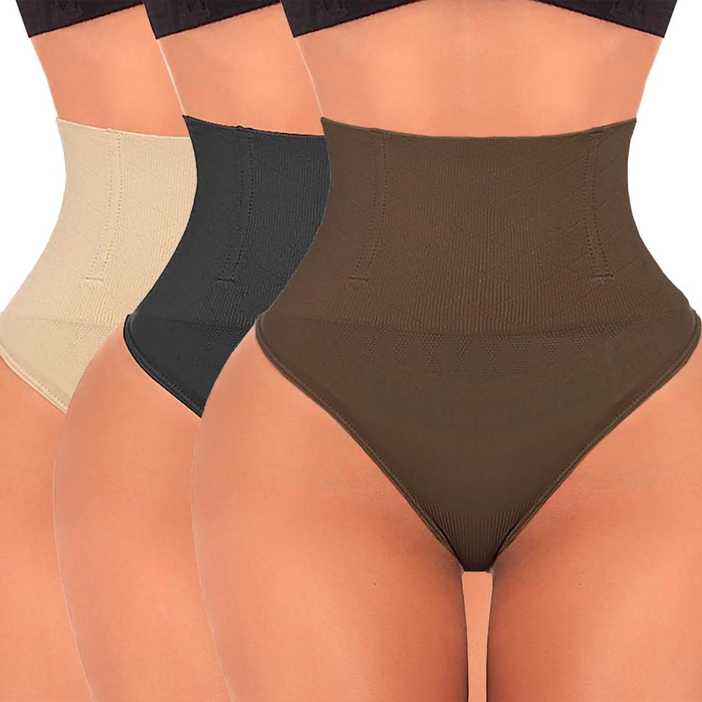 Thong Shapewear Tummy Control Panties Body Shaper for Women Butt Lifter Seamless Panty Girdle Underwear