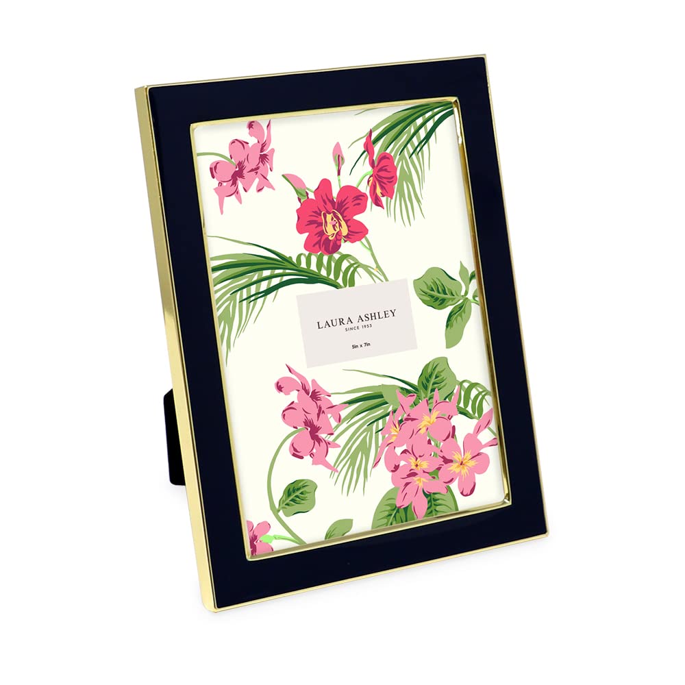 Enamel Picture Frame - Metal Edge with Easel, for Countertop, Counterspace, Tabletop Display, Bookshelf, Desk, Wall Décor, Photo Gallery