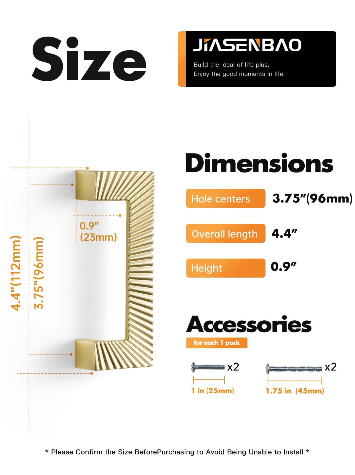 Cabinet Pulls 3-3/4" Hole Center Drawer Pulls Handles Hardware