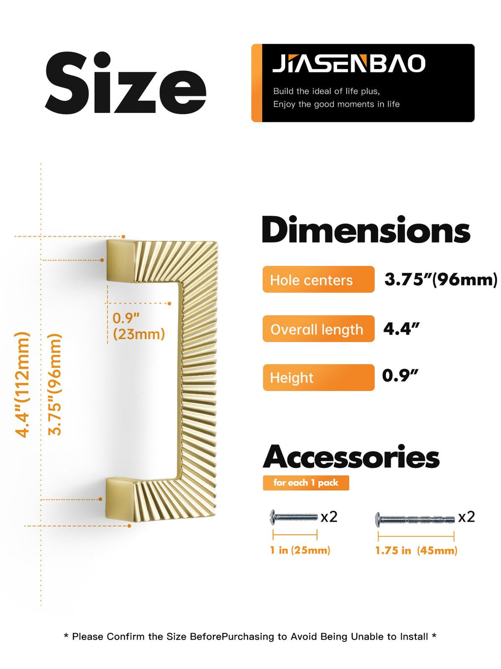 Cabinet Pulls 3-3/4" Hole Center Drawer Pulls Handles Hardware