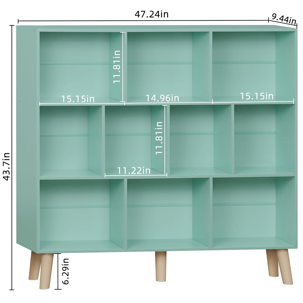 Modern Bookshelf - Large Freestanding Open