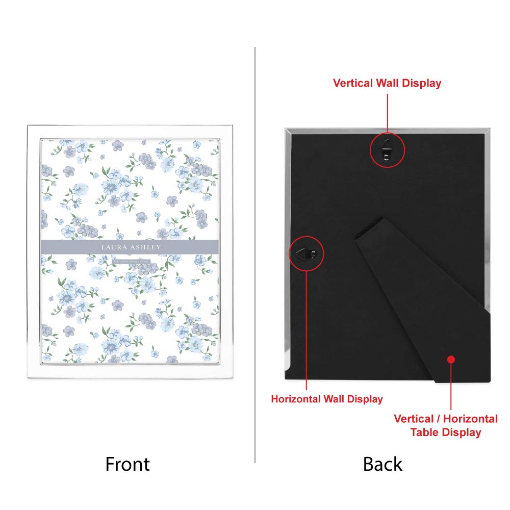 Enamel Picture Frame - Metal Edge with Easel, for Countertop, Counterspace, Tabletop Display, Bookshelf, Desk, Wall Décor, Photo Gallery