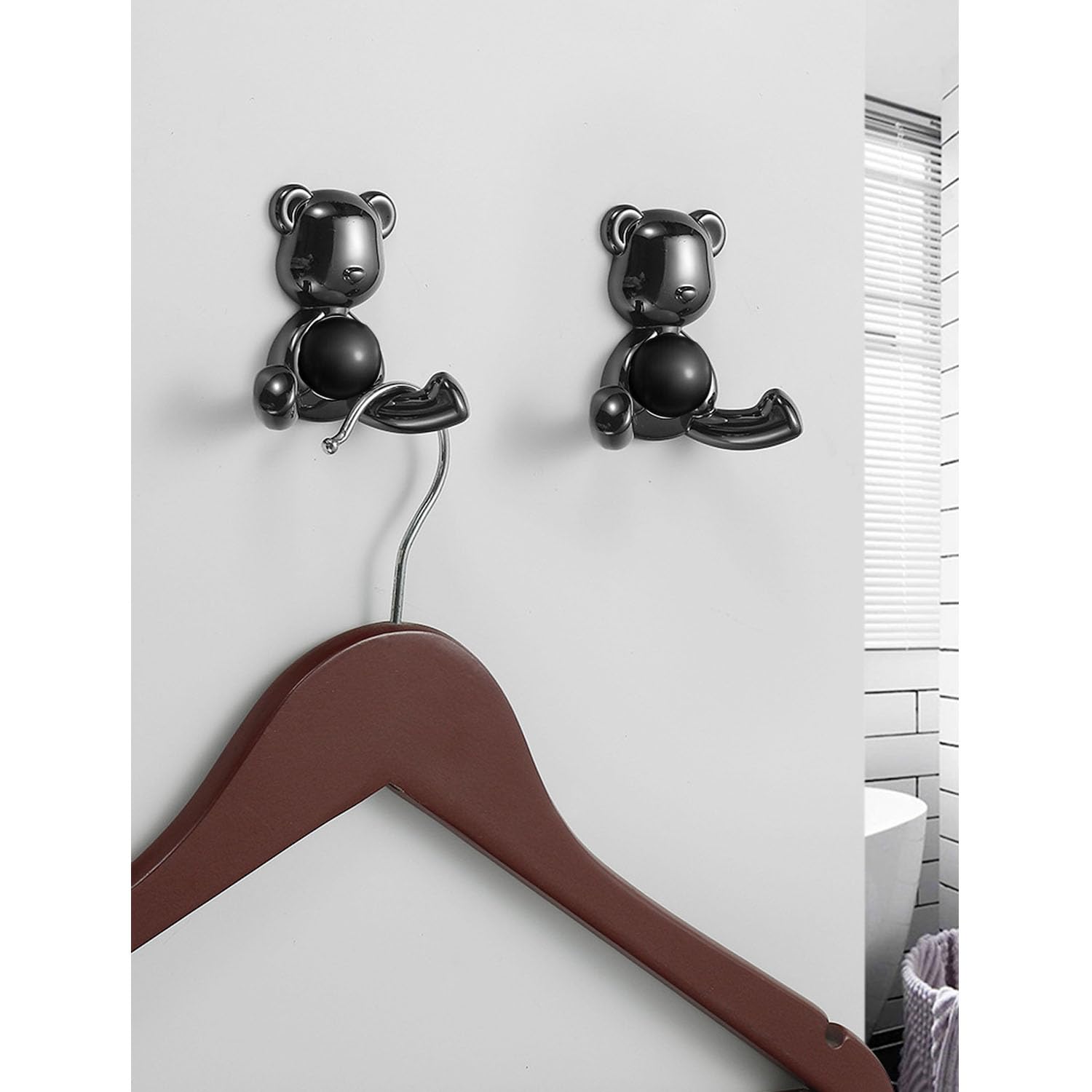 Creative 2 Pack Clothes Hook Heavy Duty Coat Hooks Decorative Wall Hook