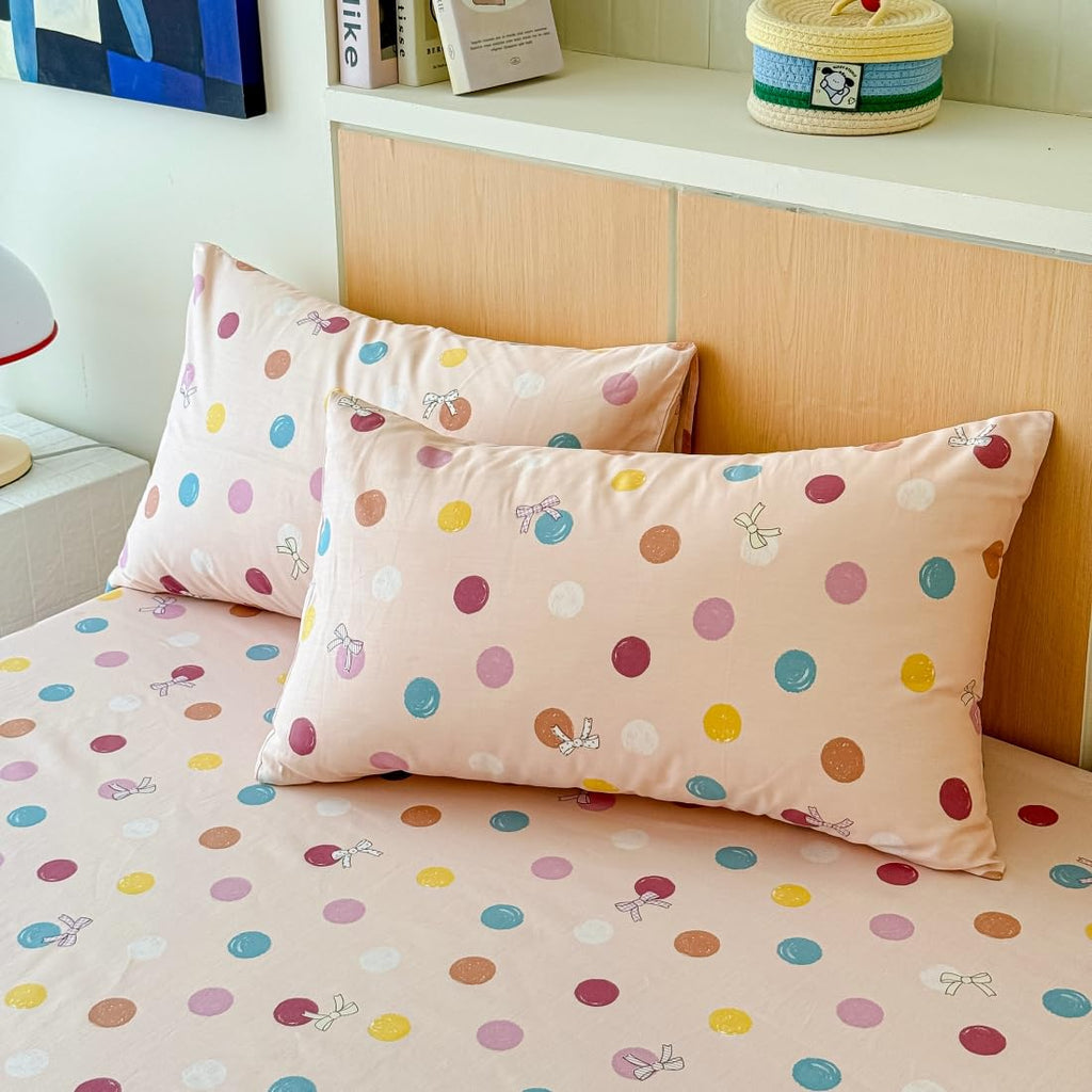 Cute Duvet Cover Sets 100% Cotton Bedding Comforter Cover Full 2 Pillowcases