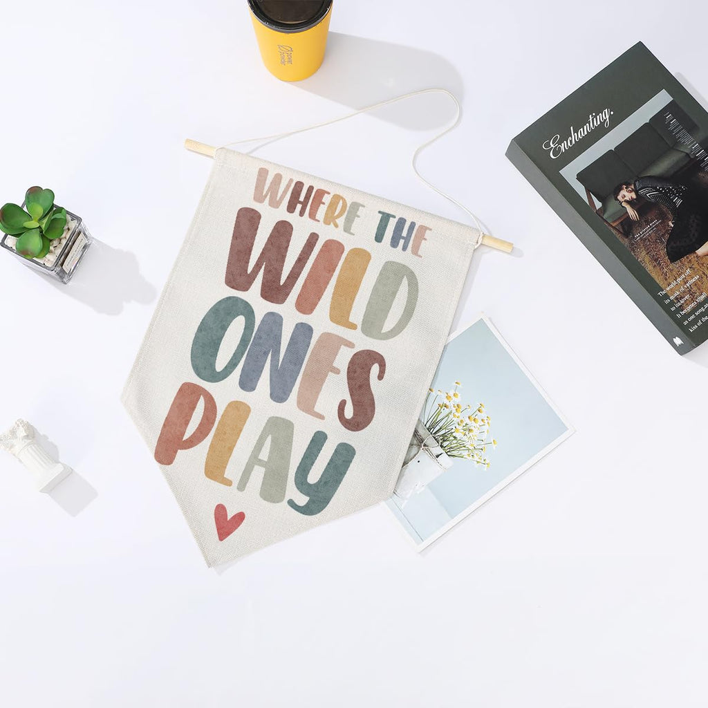 Preppy Positive Affirmations Wall Hanging Pennant Flag â€?Aesthetic Decor for Classroom, Bedroom, or Home