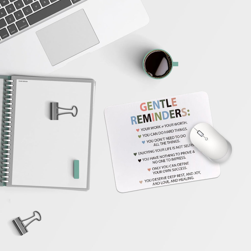 Non-Slip Rubber Smooth Aesthetic MousePads for Computer & Laptop, 9.5x7.9 inches