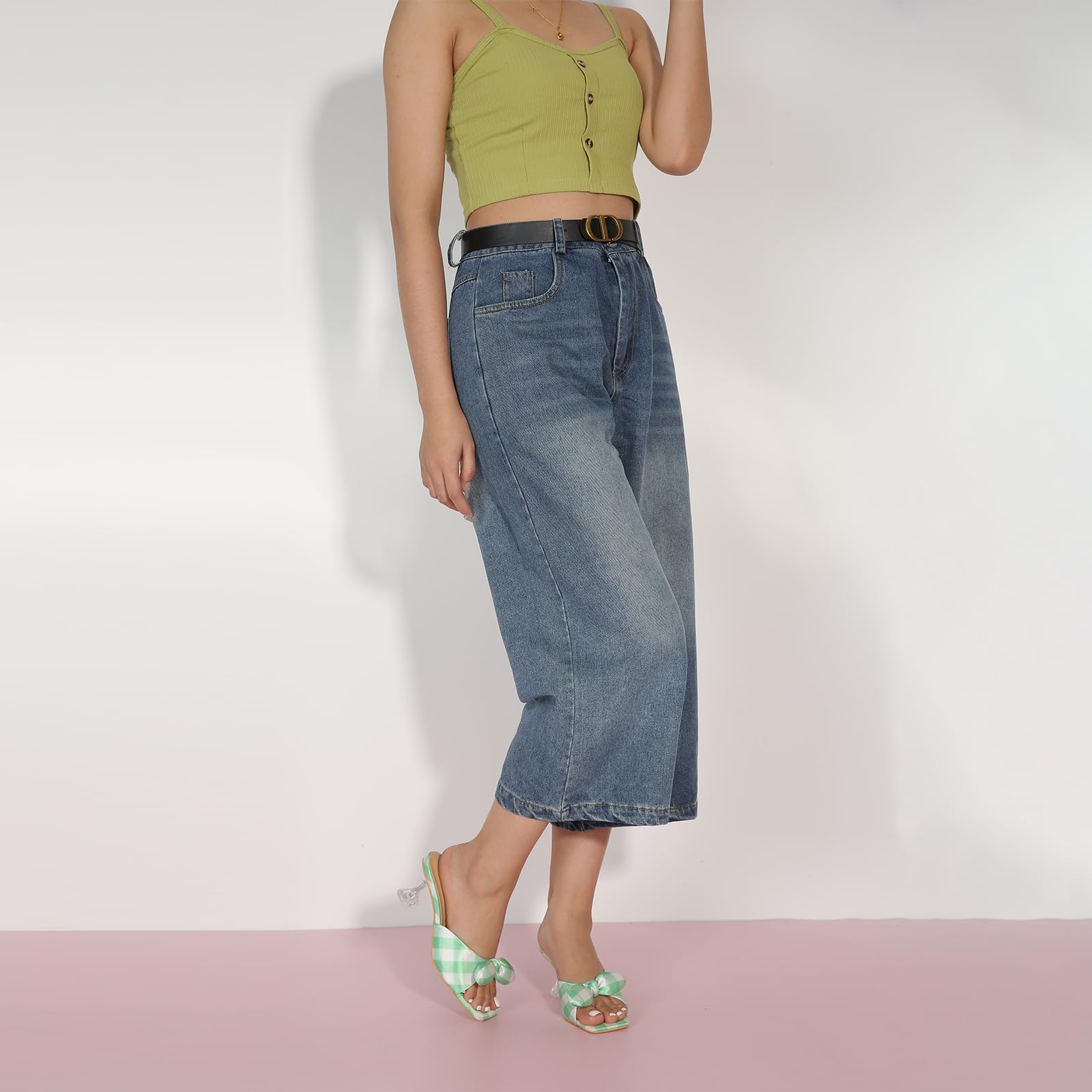 Ladies Bow Tie Kitten Heel Sandals For Women Mule Sandals Slingback Square Open Toe Low Wedding Heels Backless Slip On Slide Summer Cute Wedding Bridal Sandals Shoes