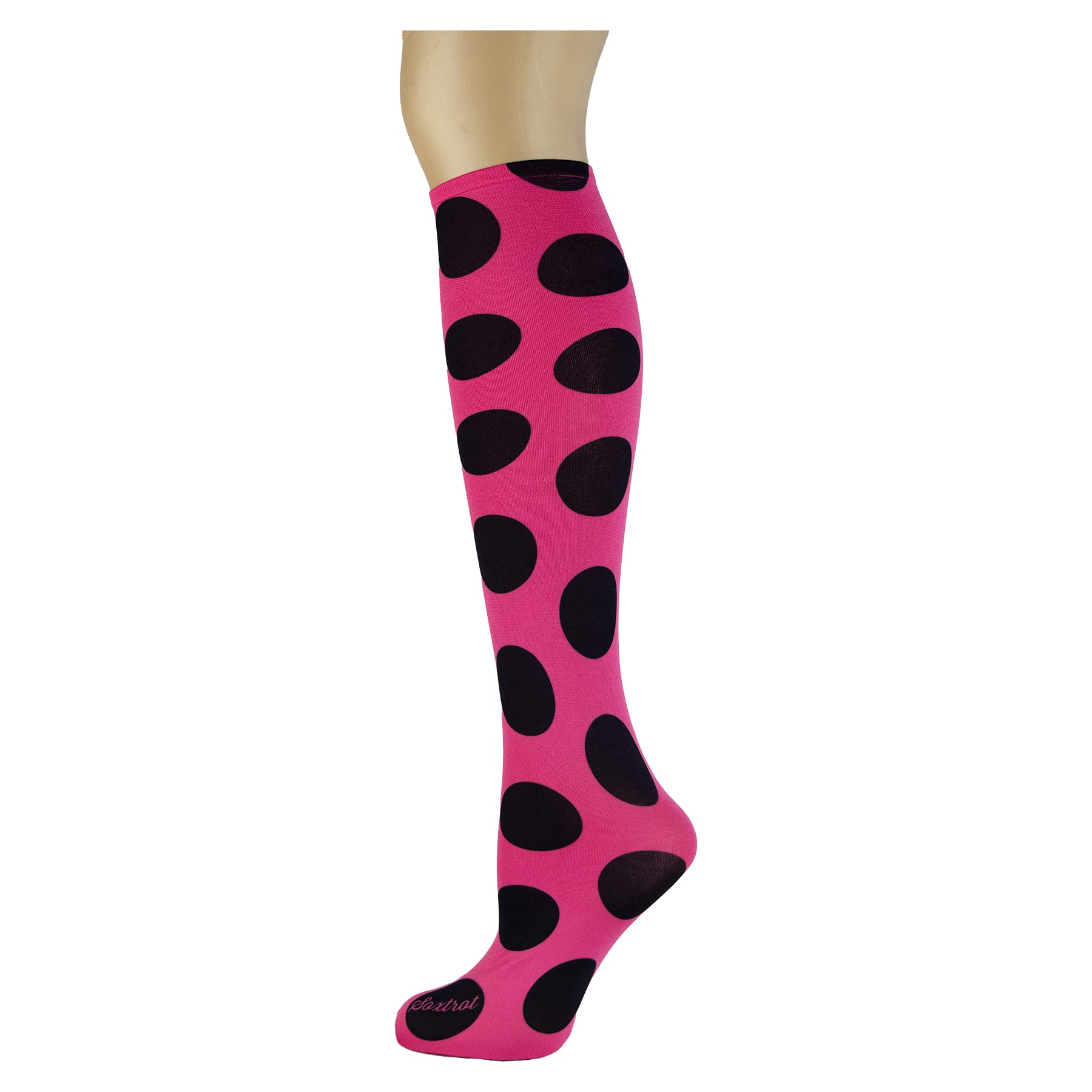 Women's 3 Pairs Knee High Trouser Socks, Classy and Colorful Printed Patterns, Silky Smooth Material