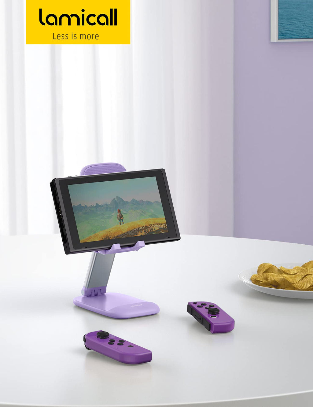 Phone Stand â€?Desktop Cell Phone Holder for Office Desk (4-8")