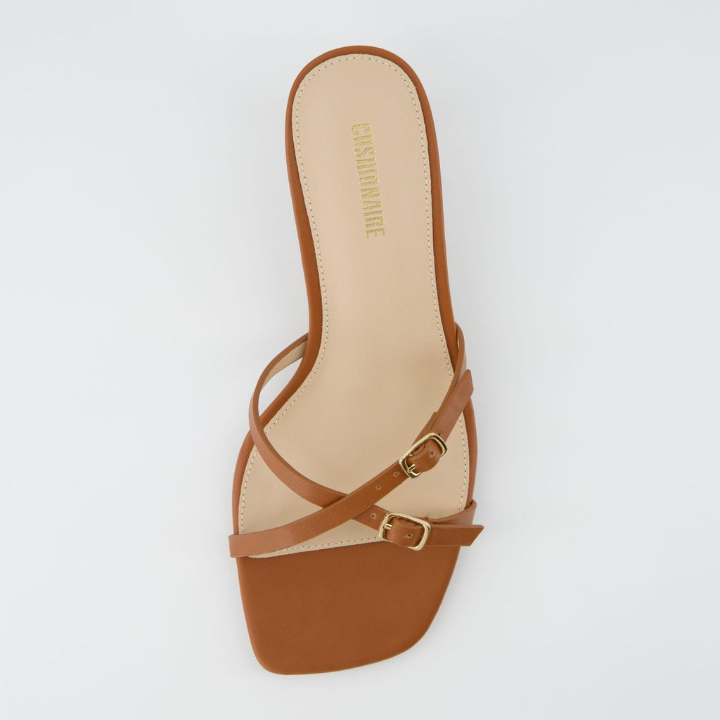 Women's Kitten Heel Sandals + Memory Foam