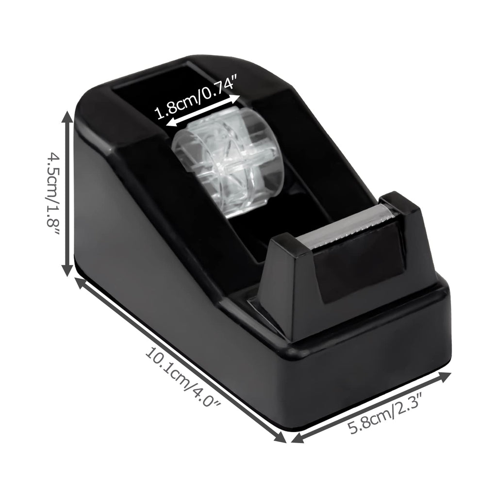Desktop Tape Dispenser Adhesive Roll Holder with Weighted Nonskid Base, 1Pcs (Tape not Included)