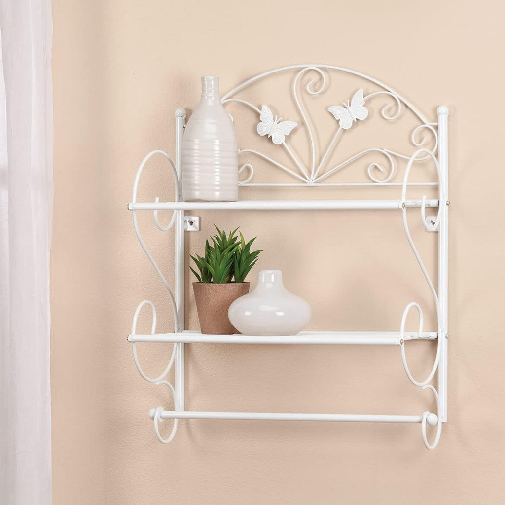 White Butterfly Shelf